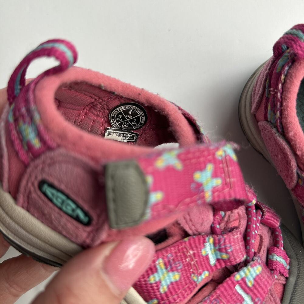 Keen Seacamp Pink Butterfly Water Shoes - Picture 6 of 7